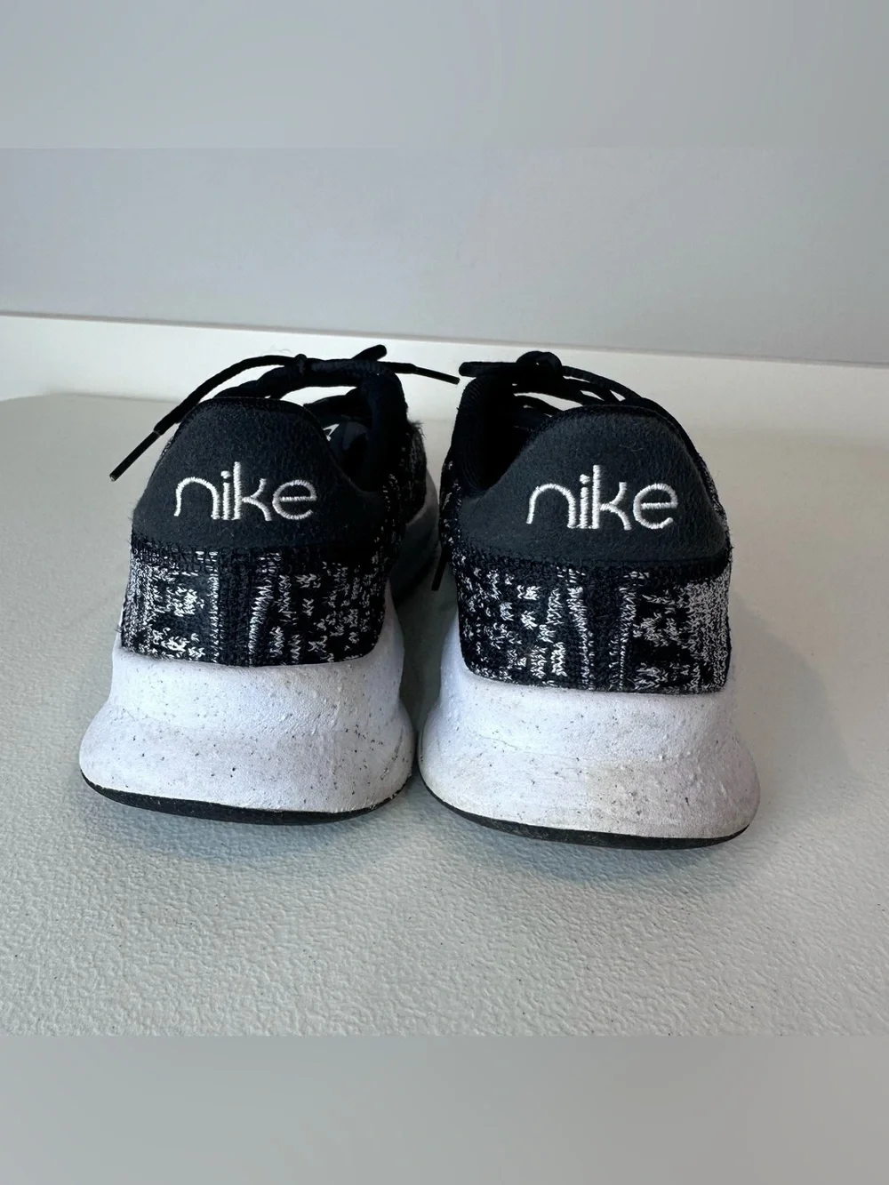 Nike Black White SuperRep Go 3 Flyknit Next Walking Running Tennis Shoes 7.5
